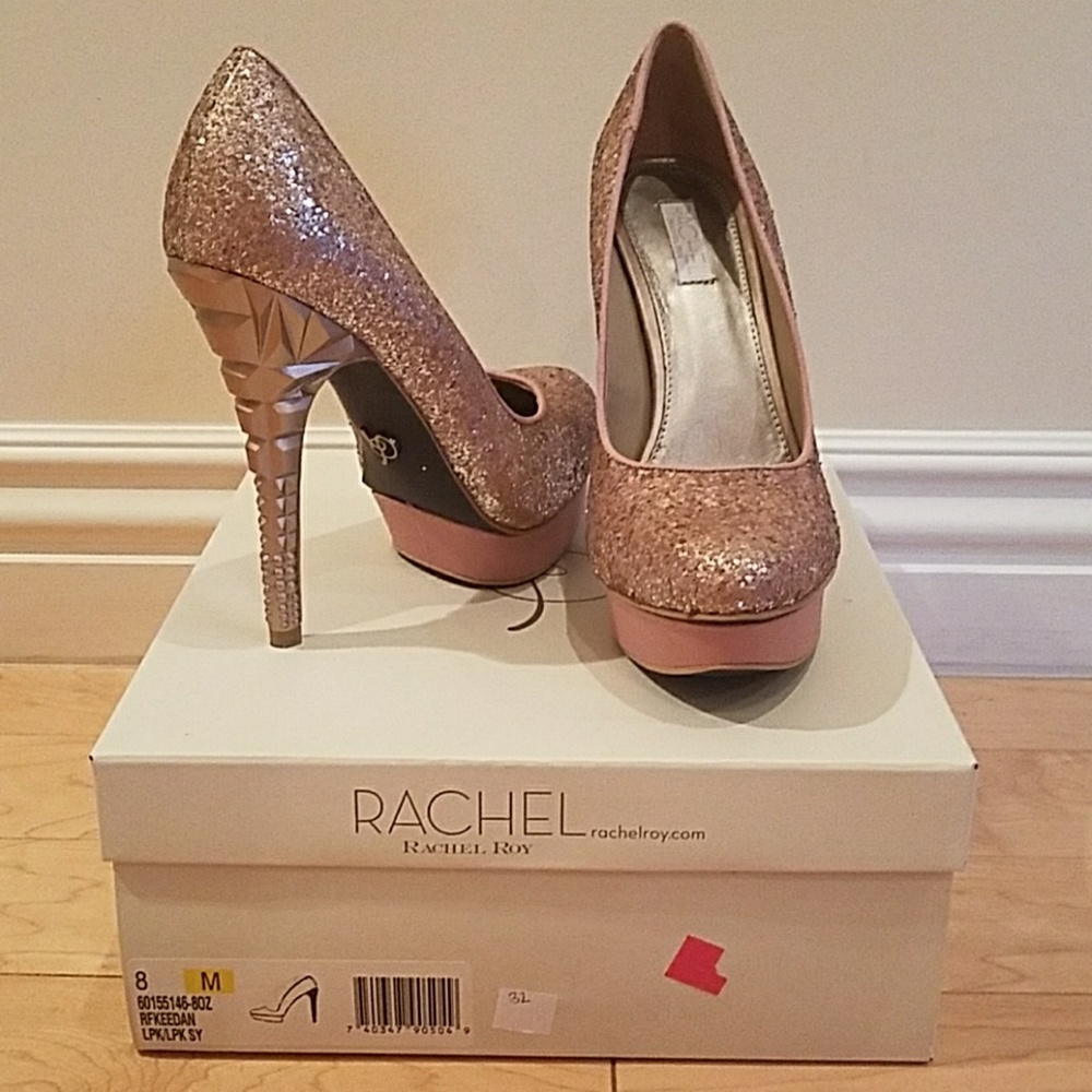 Rachel Roy glitter heels